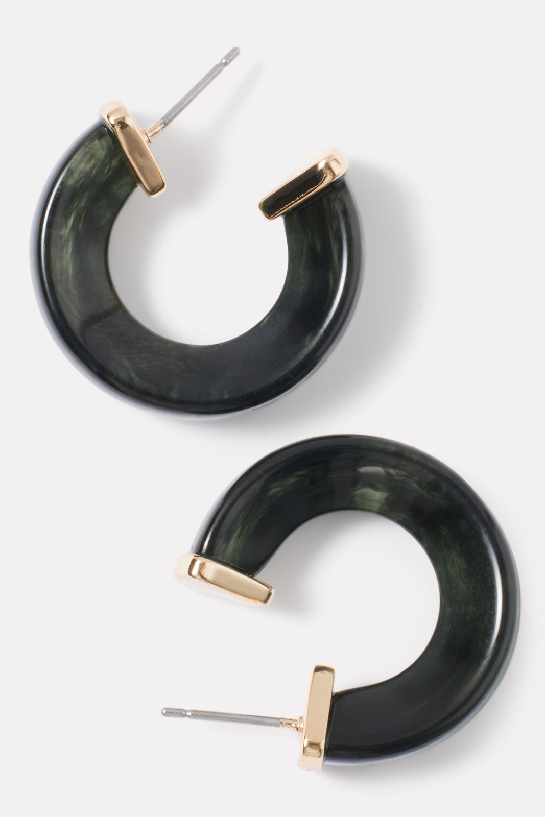 Lyla Resin Hoop Earrings