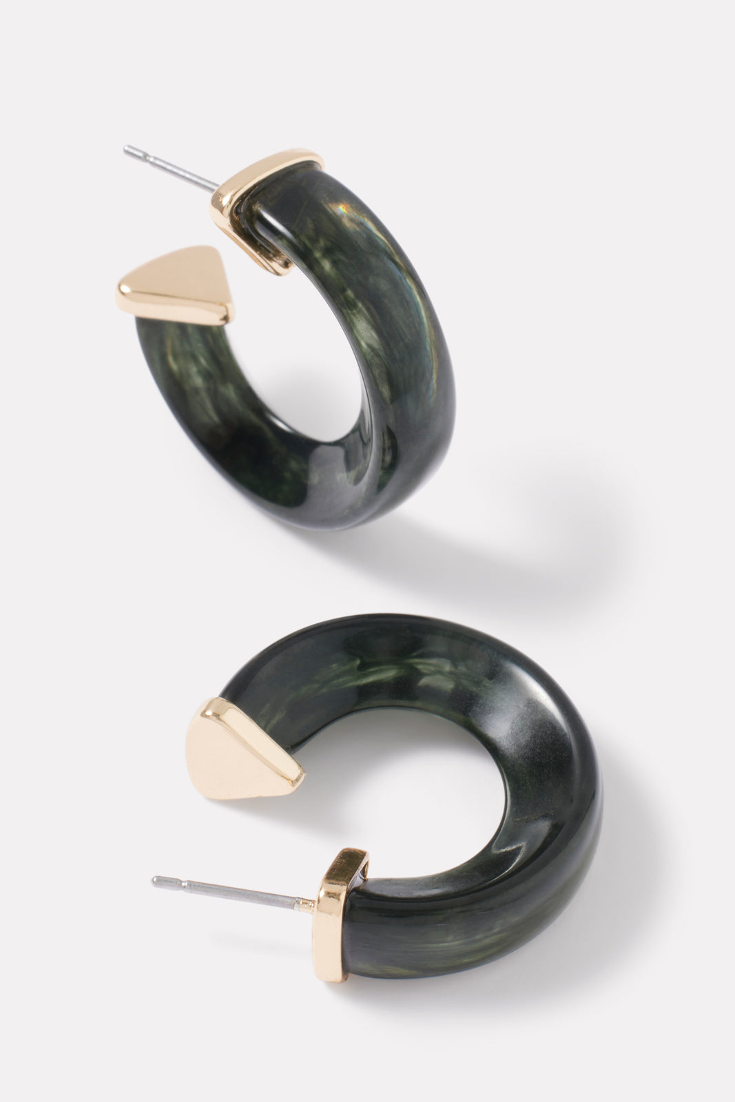 Lyla Resin Hoop Earrings