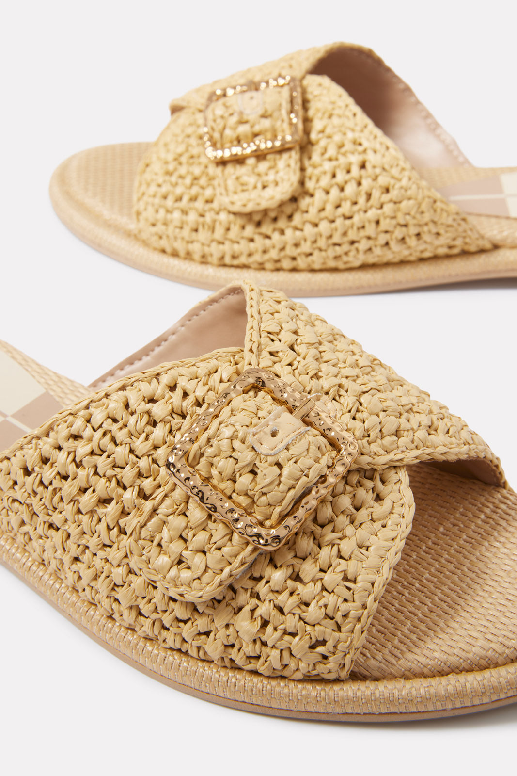 Alonzo Raffia Sandal