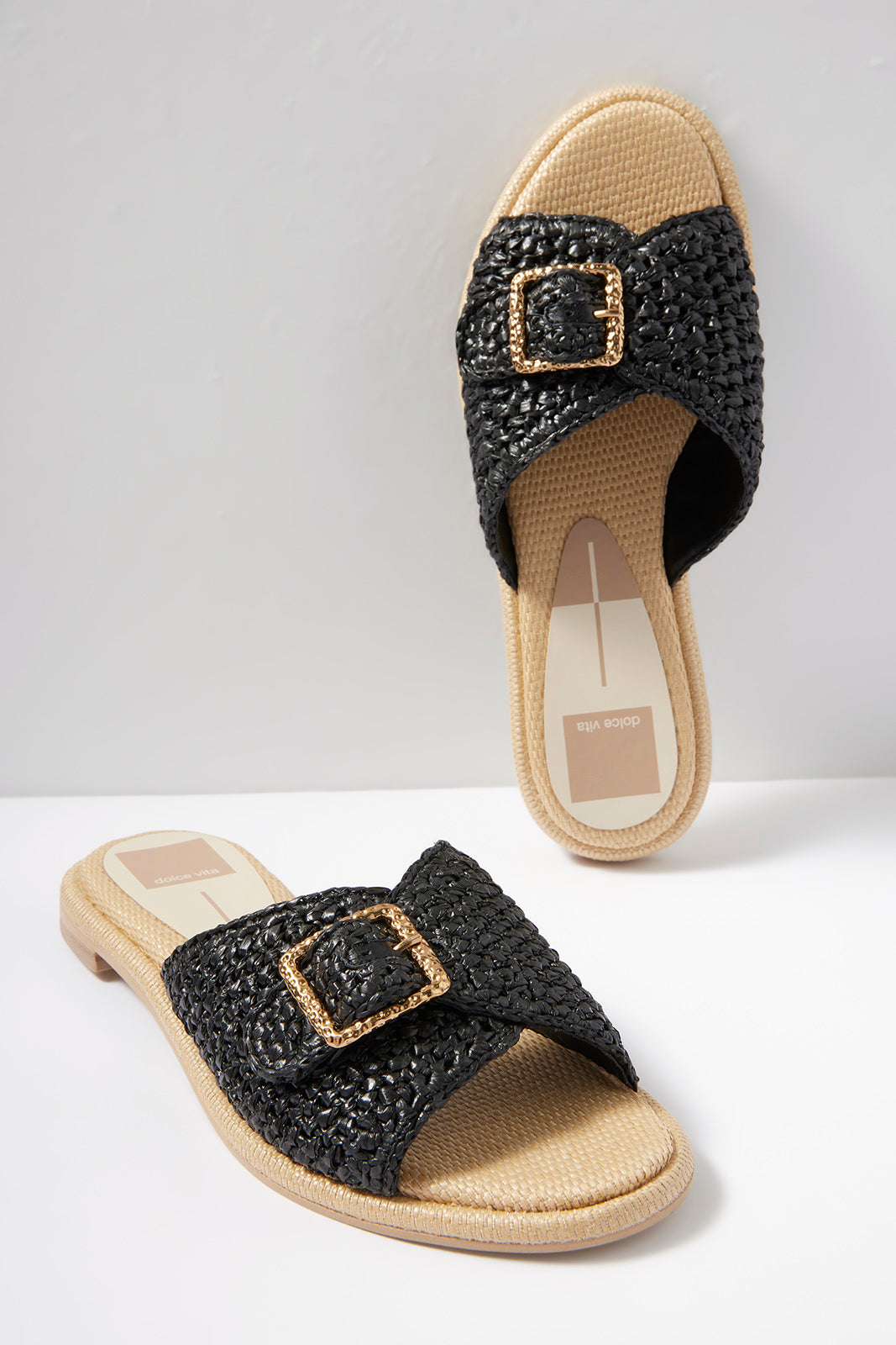 Alonzo Raffia Sandal