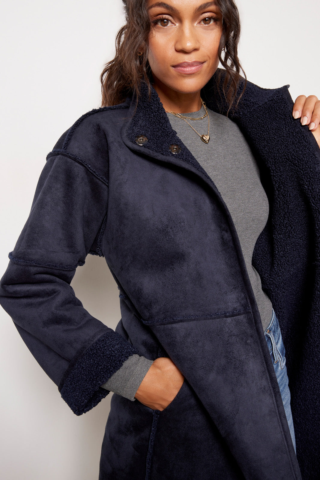 Cara Sherpa Coat