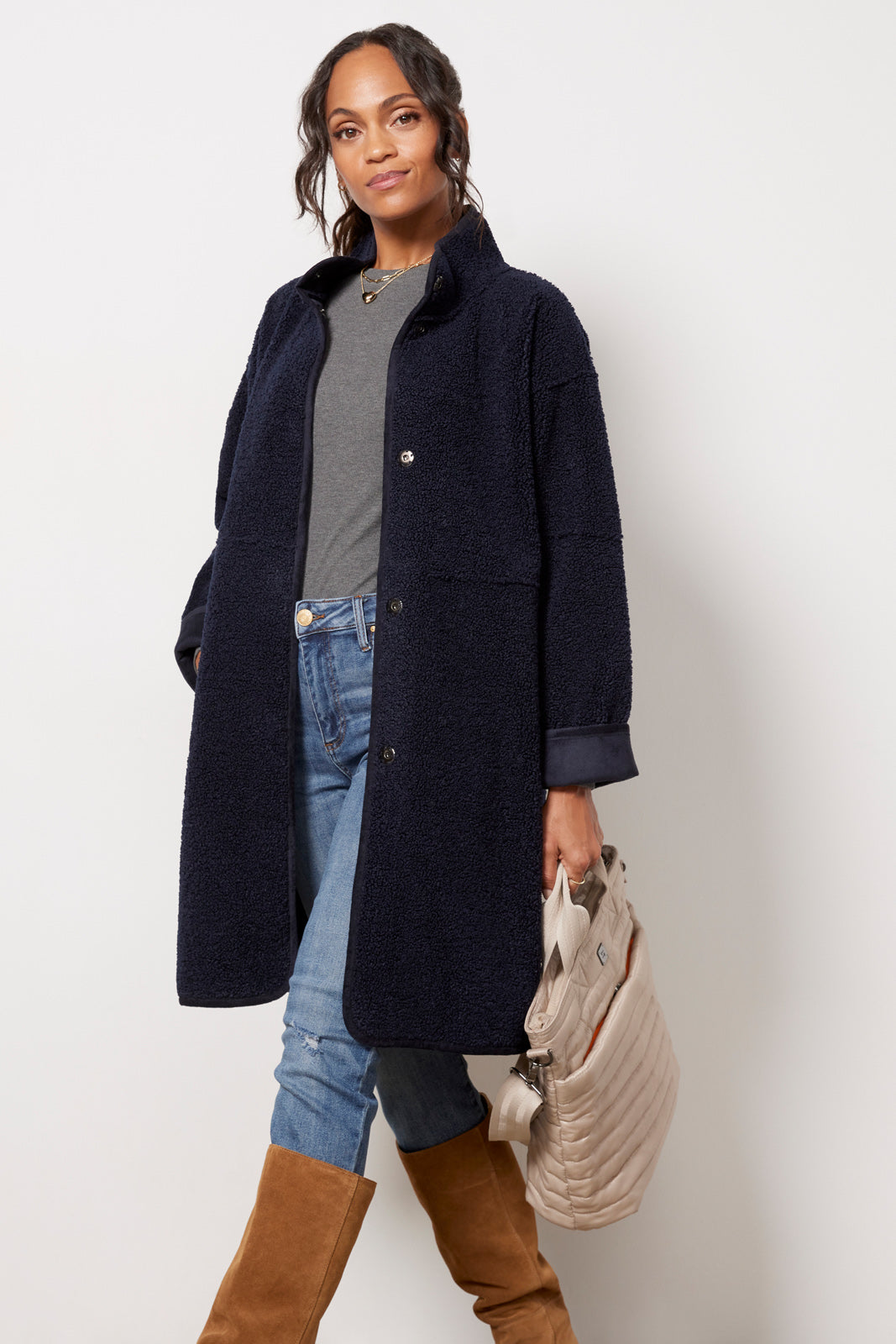 Cara Sherpa Coat