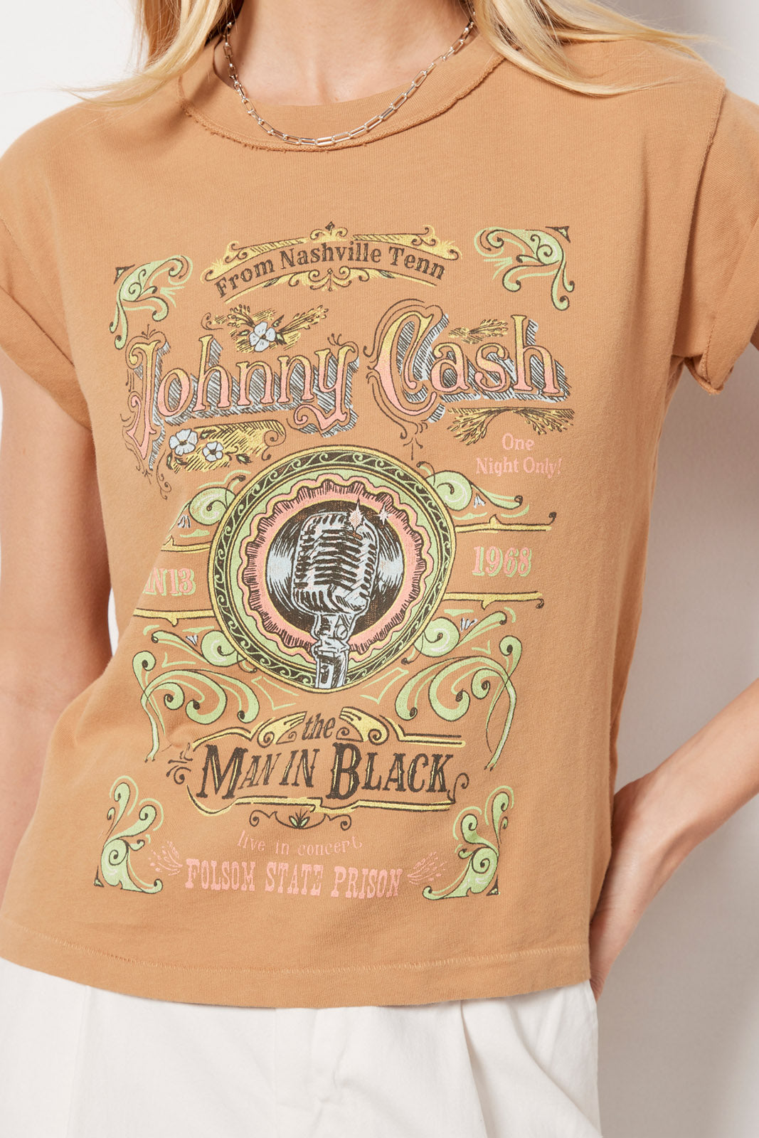 Johnny Cash Microphone Tee