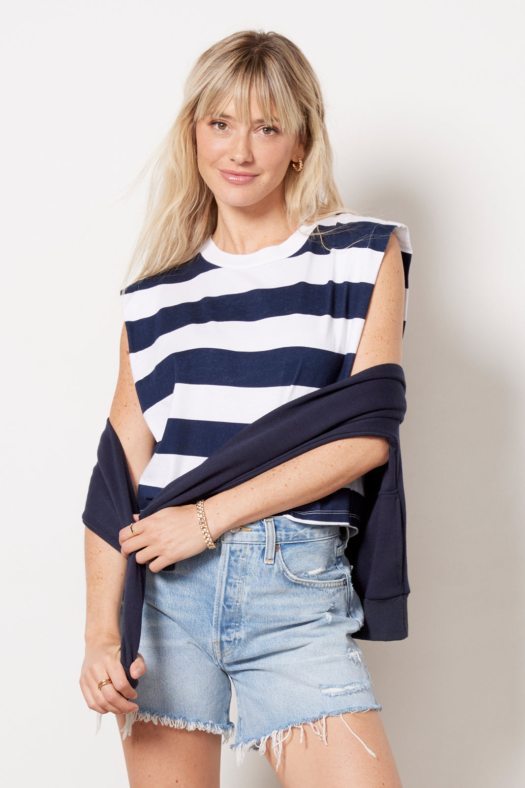 Stripe Muscle Tee