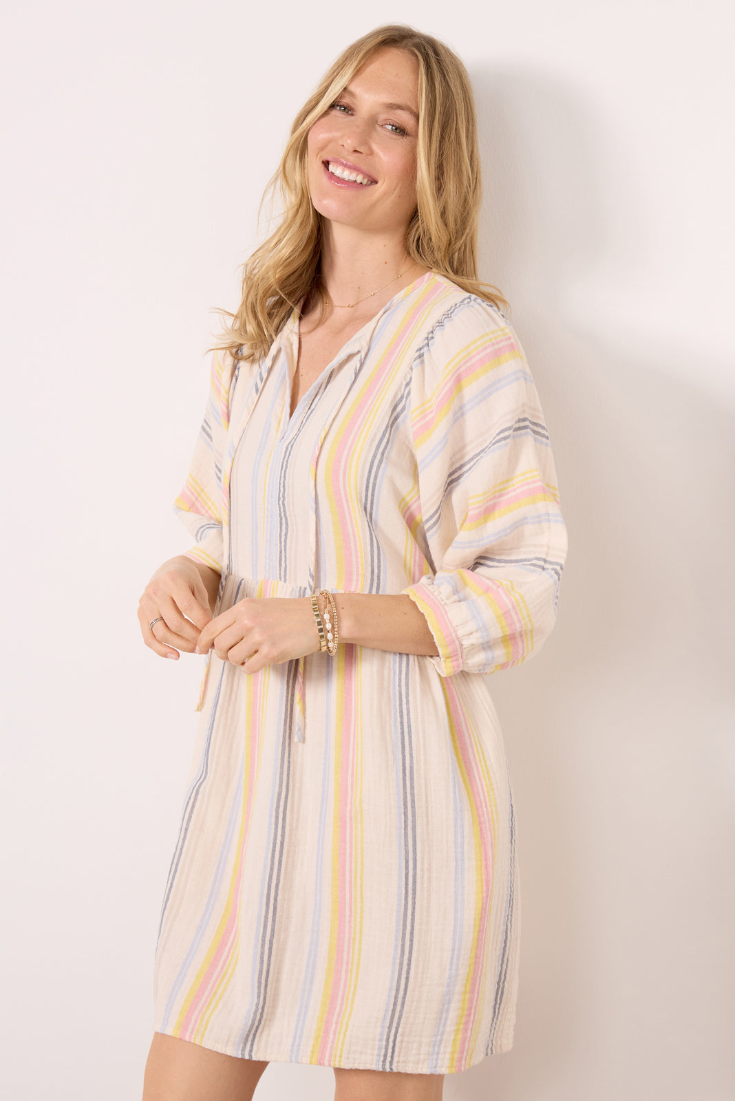 Blouson Sleeve Dress