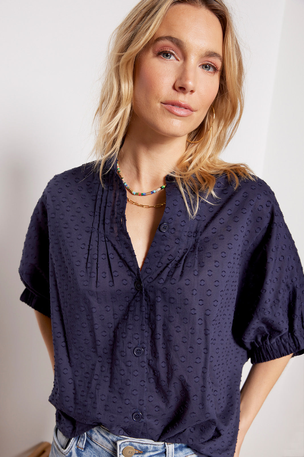 Mandarin Collar Top