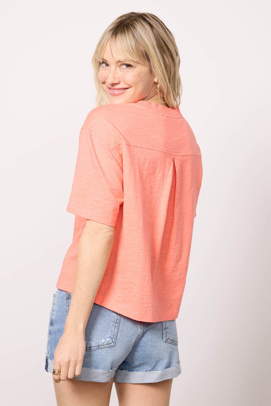 Elsy Slub Pocket Tee