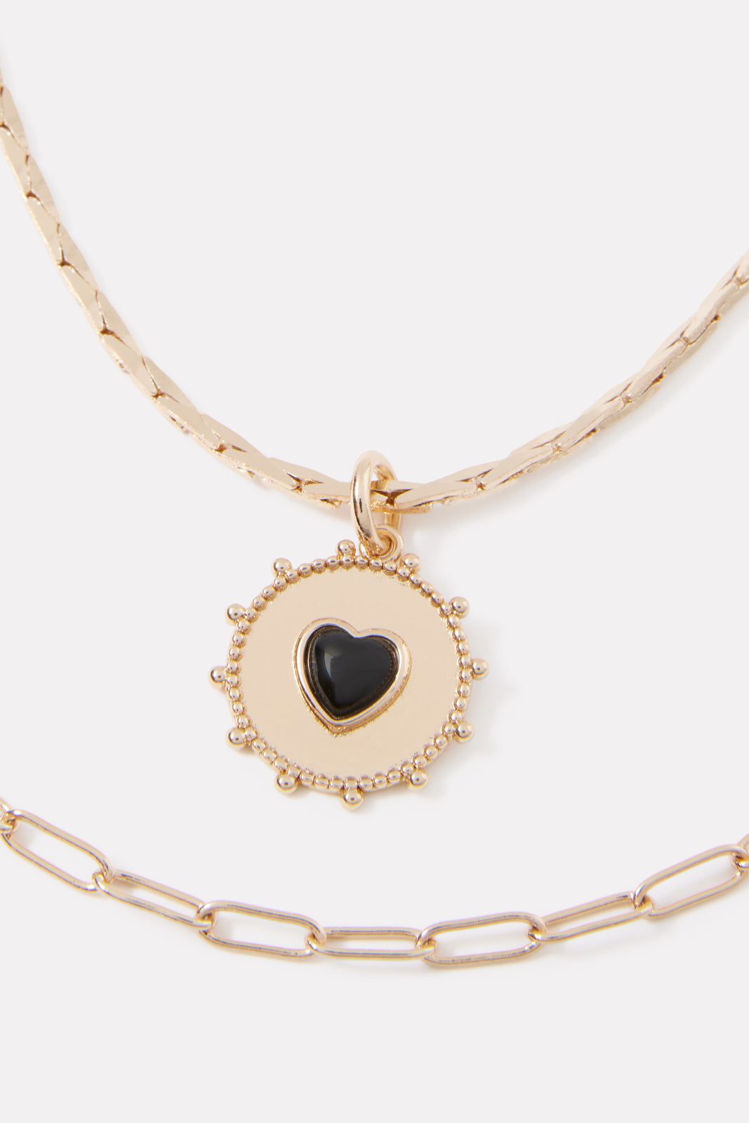 Jude Enamel Heart Necklace