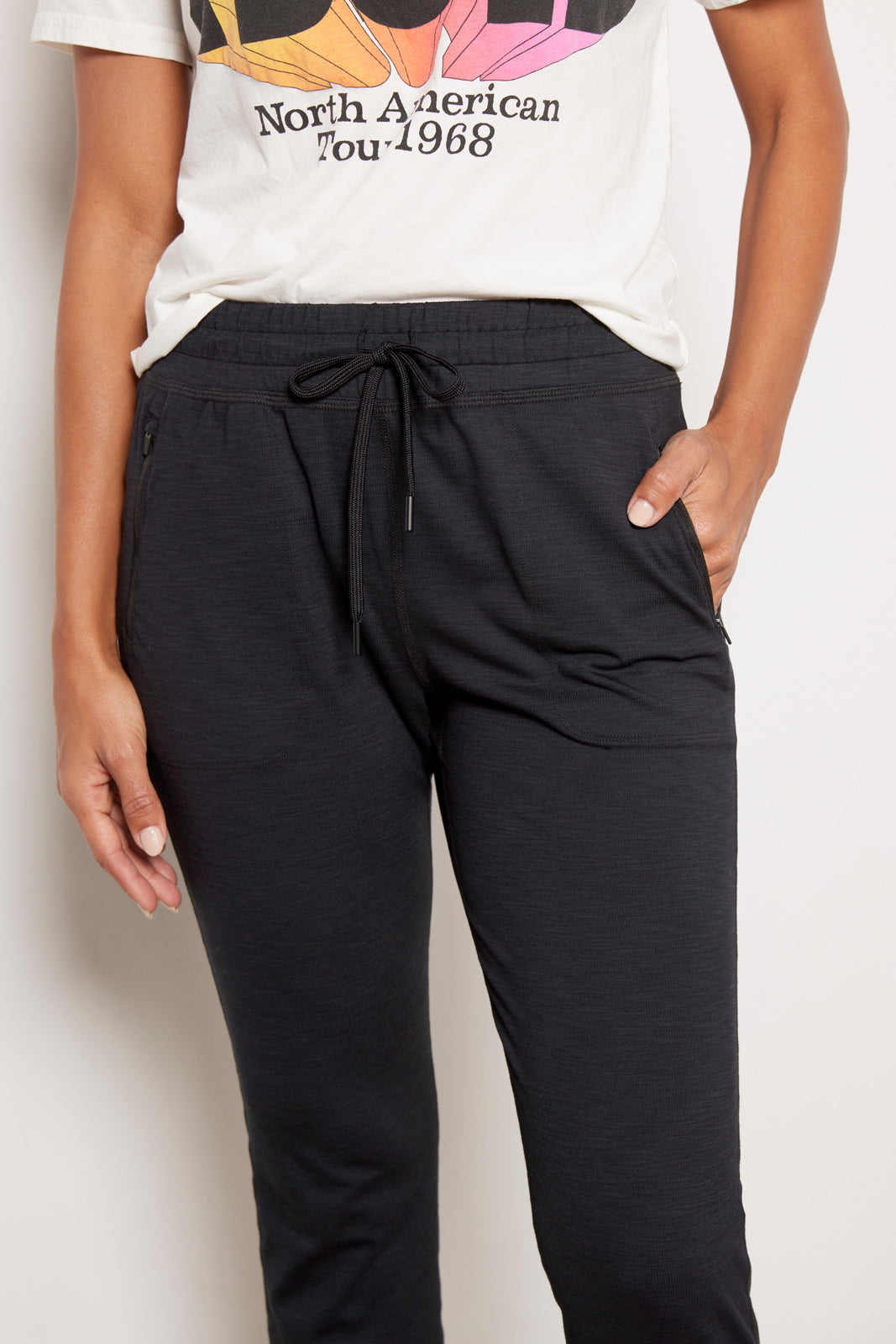 Heather Rib Street Jogger