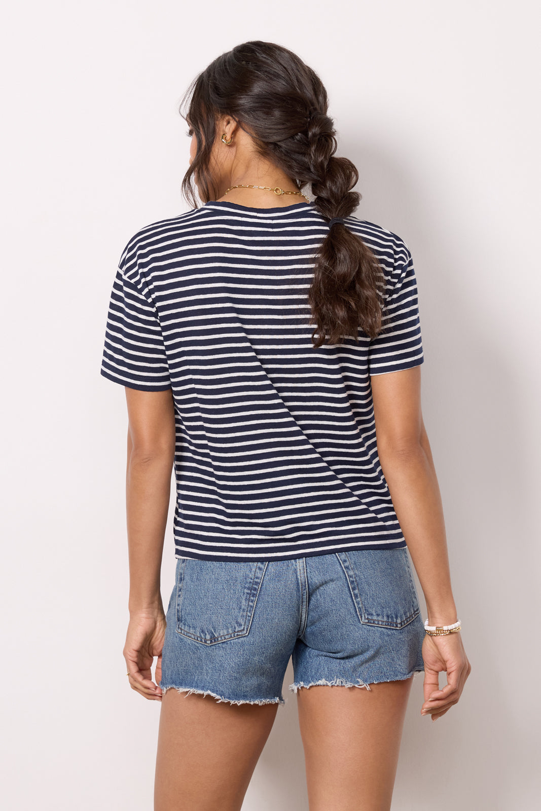 Jensen Stripe Knot Front Tee