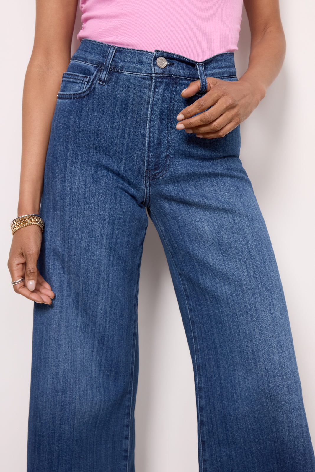 Le Palazzo Crop Wide Released Hem