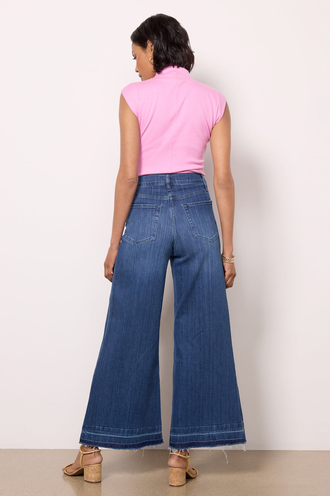 Le Palazzo Crop Wide Released Hem