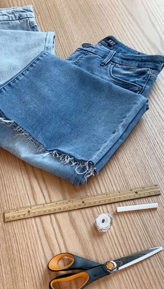 Video of how to hem your jeans