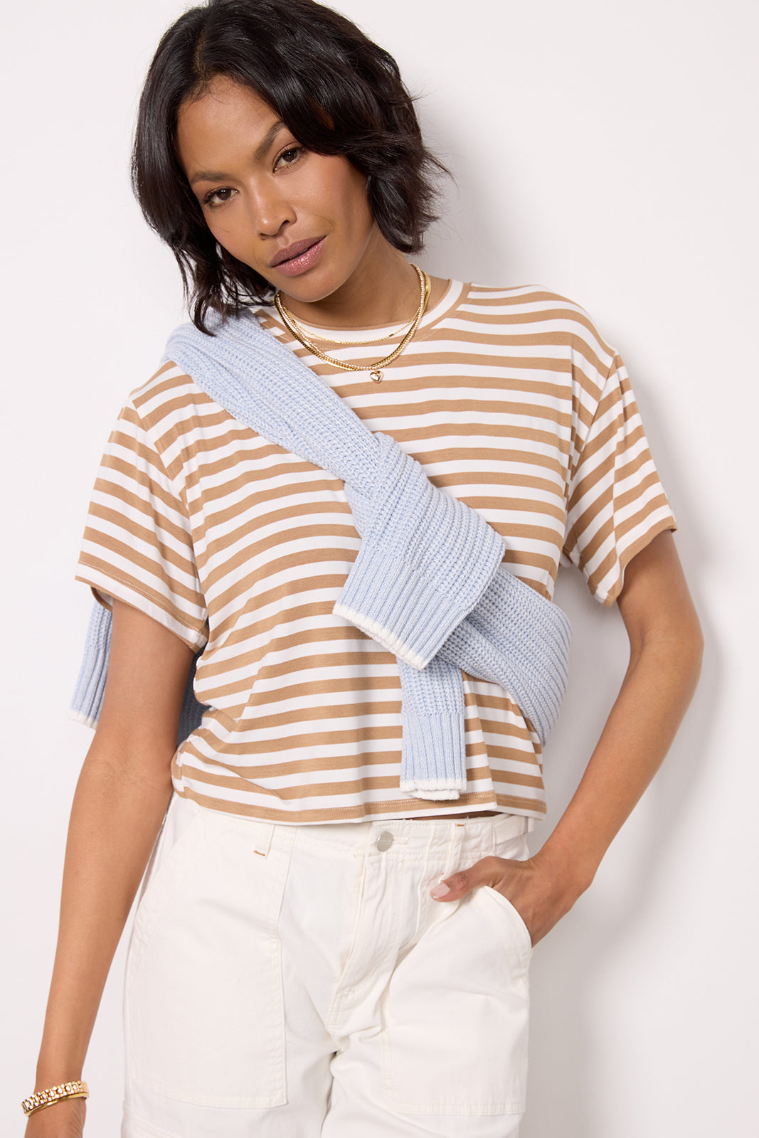 Ava Striped Tee