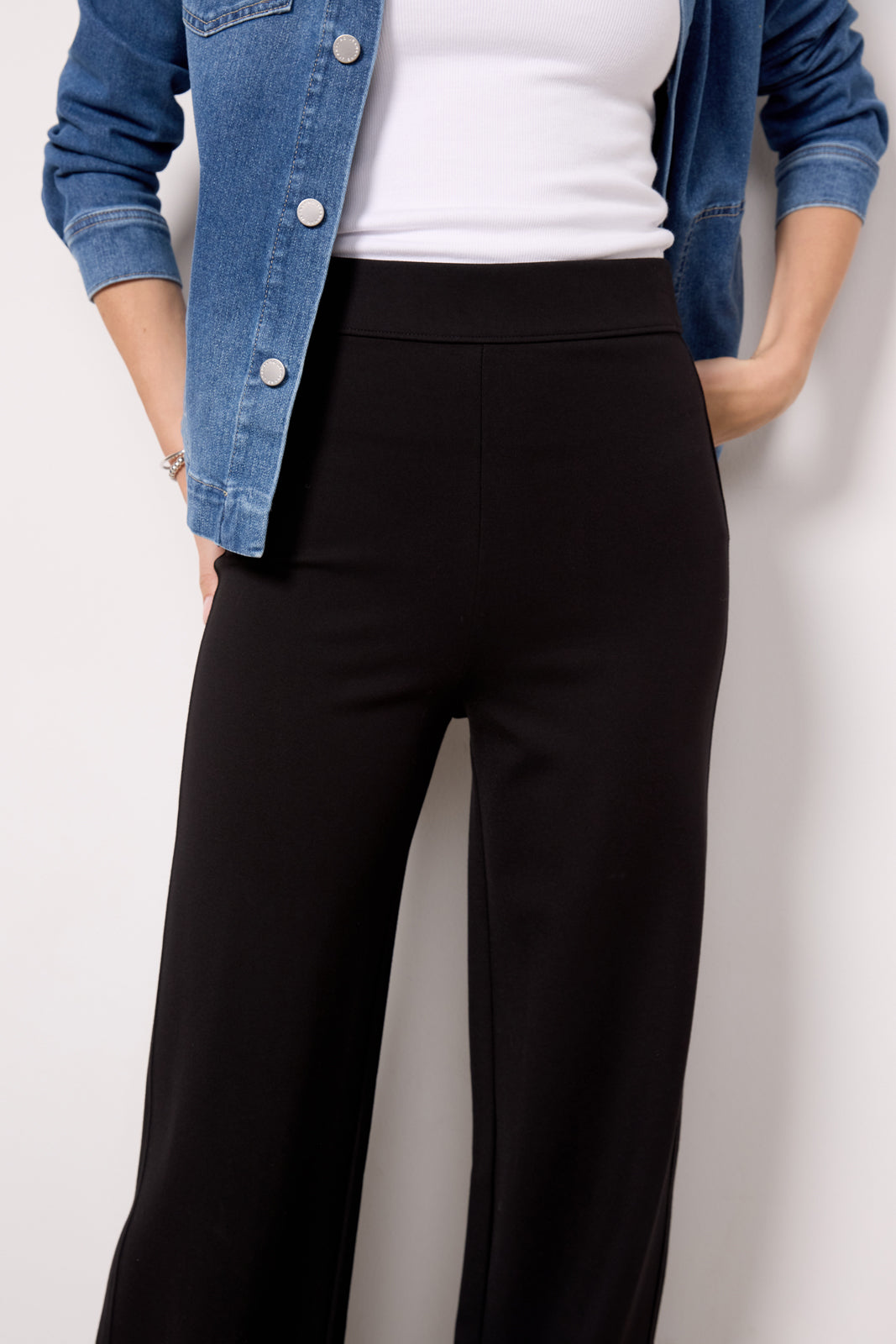 Irina Ponte Wide Leg Pant