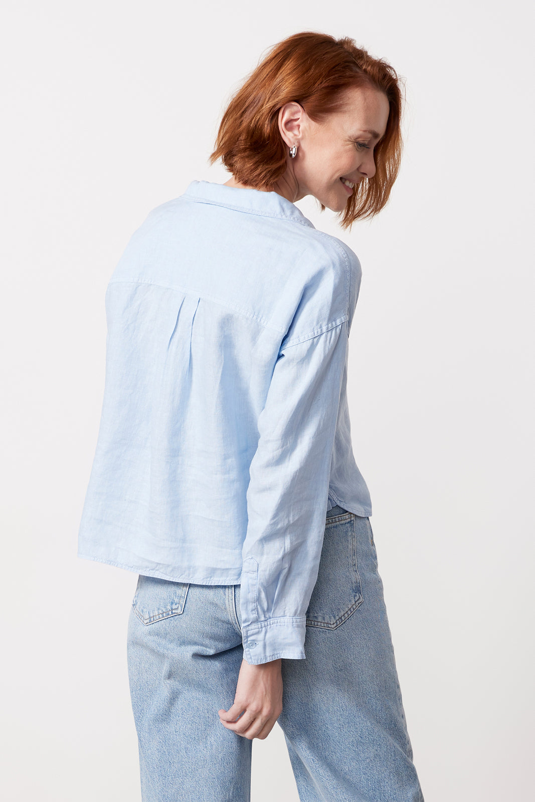 Gracie Crop Button Down